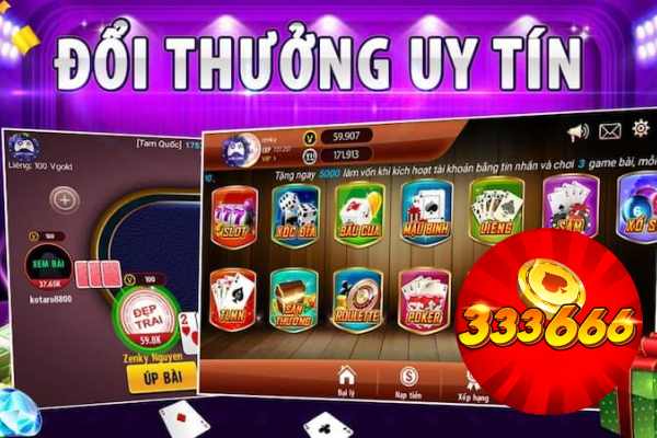 333666 Ra Mắt Nhiều Tựa Game Đổi Thưởng Thú Vị	